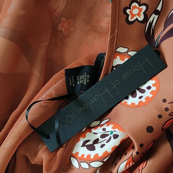 New House of Harlow Fall Color Dress Size M - Picture 15 of 15